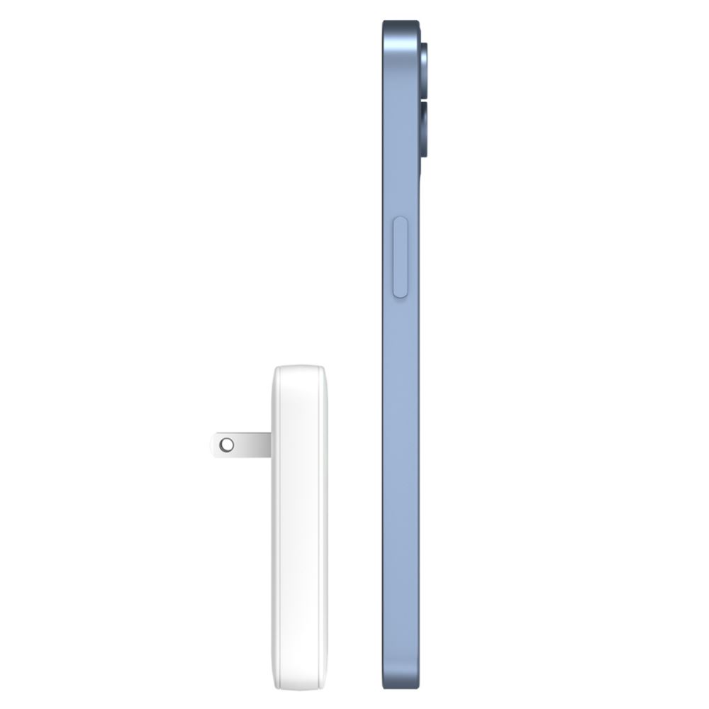 Sạc nhanh 2 cổng USB Type-C PD GaN 65W Mazer M-G65SLIM-WH - 8