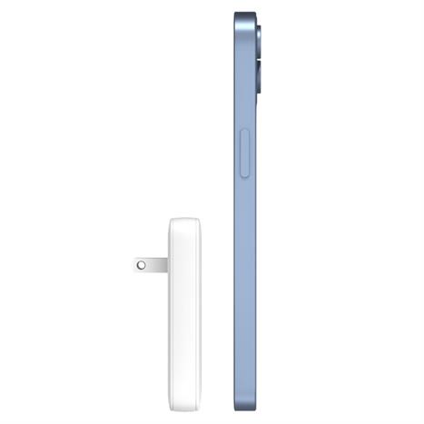 Sạc nhanh 2 cổng Type-C PD GaN 65W Mazer M-G65SLIM2C-WH Màu Trắng