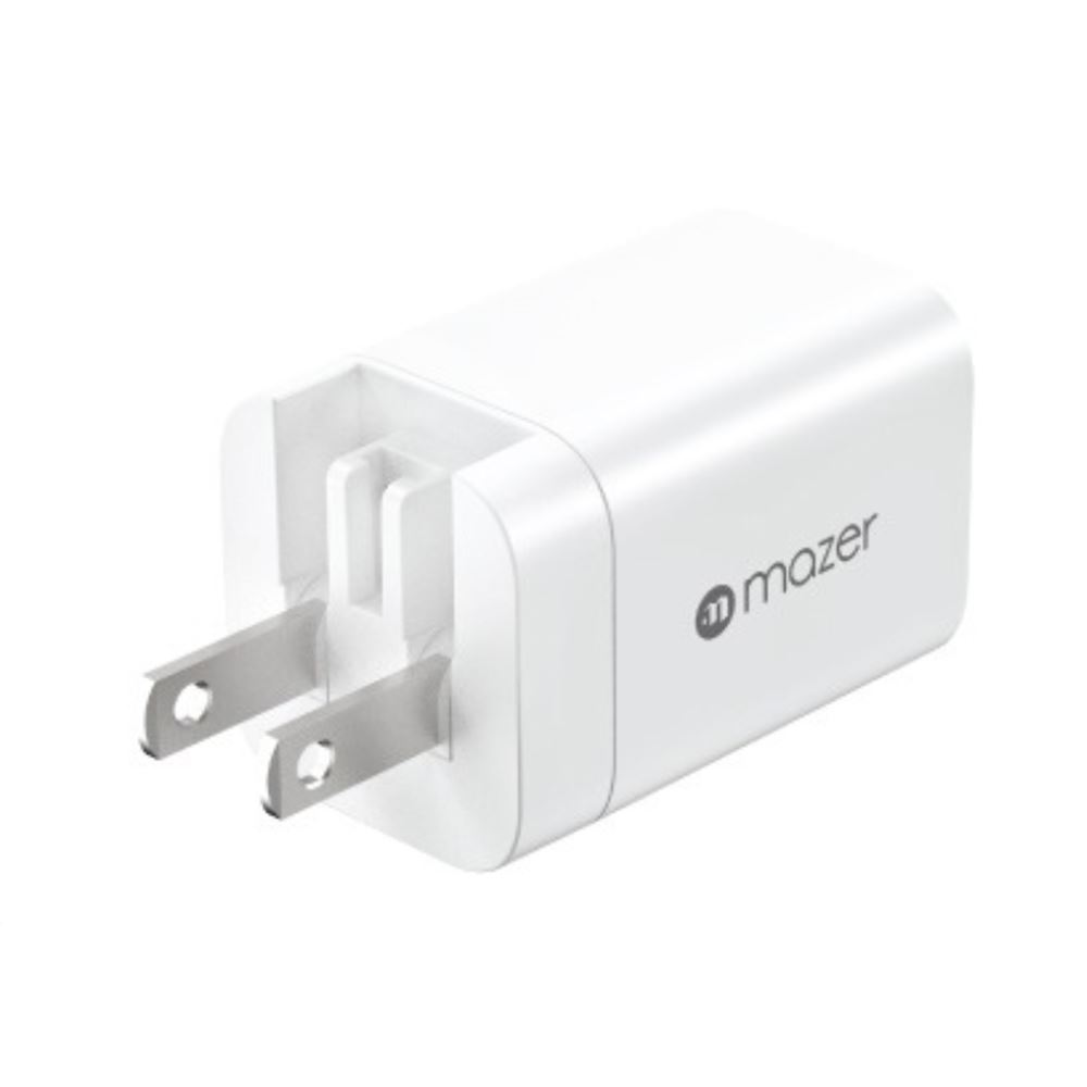 Sạc nhanh 2 cổng USB Type-C QC 3.0 GaN 33W Mazer M-GAN2-T33W-WH - Thiết kế