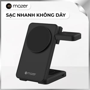 Đế sạc nhanh 23W Mazer M-MagFold13S-BK