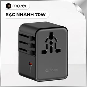 Sạc nhanh 70W Mazer M-IFTravel170PD-BG