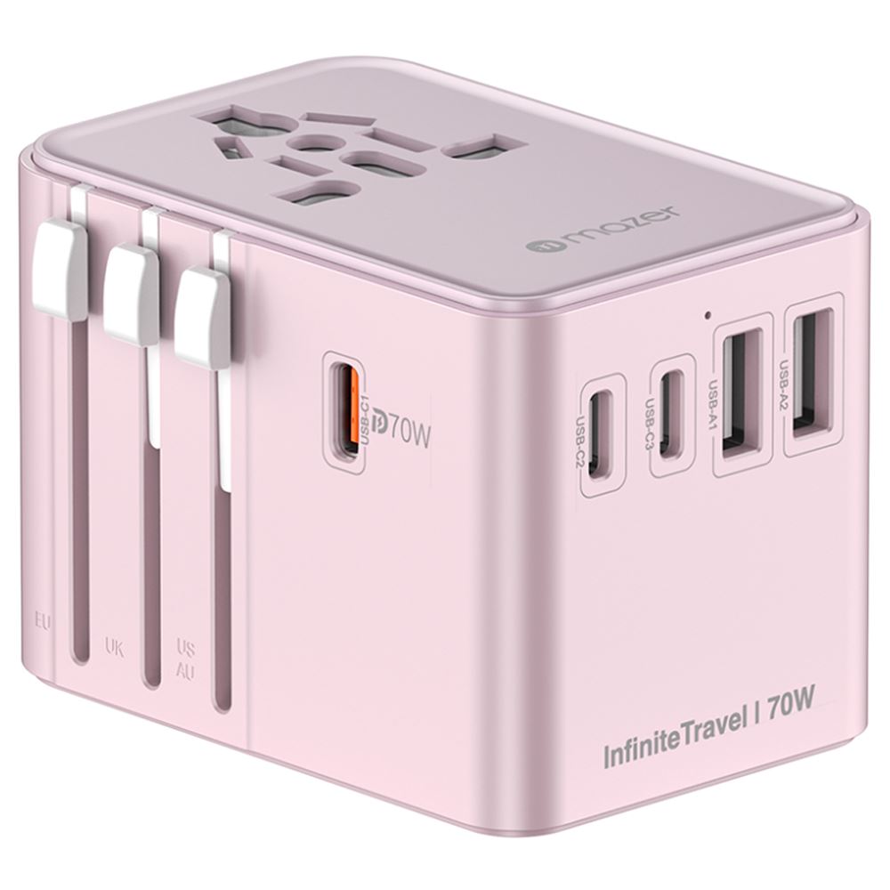 Sạc nhanh du lịch USB Type-C PD GaN 70W Mazer M-IFTravel170PD-PK - Thiết kế