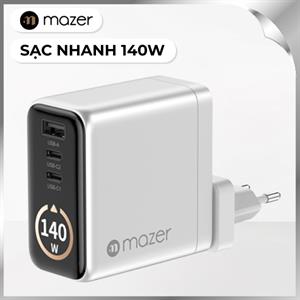 Sạc nhanh 140W Mazer M-Ai-G140W-V7-SV