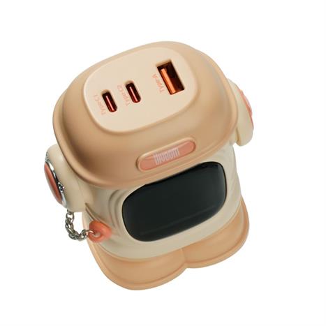 Sạc nhanh 2 cổng USB Type C QC4.0 GaN 65W Divoom Dipow-65 Pink Màu Hồng