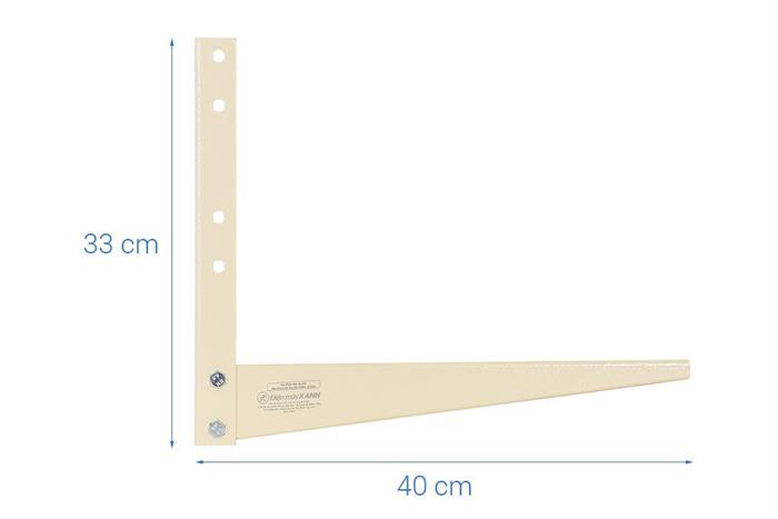 Cặp eke Điện Máy Xanh sắt sơn tĩnh điện 4 cm