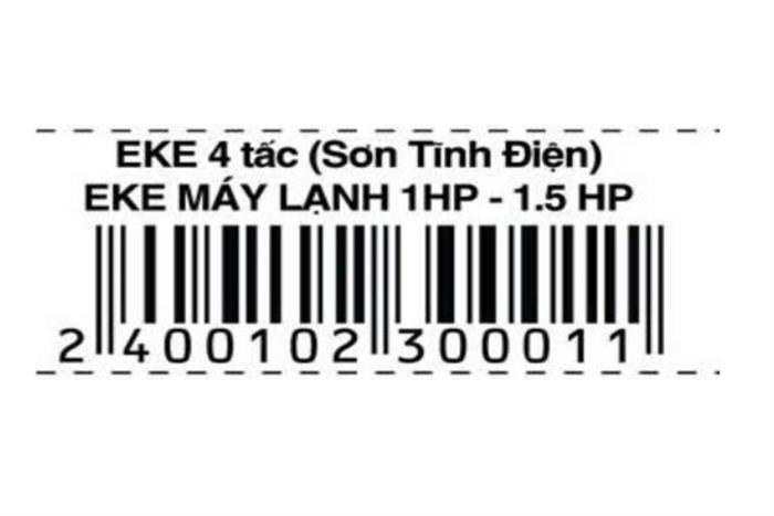 Cặp eke Điện Máy Xanh sắt sơn tĩnh điện 4 cm