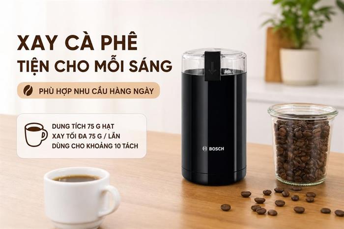 Máy xay cà phê cầm tay Bosch TSM6A013B