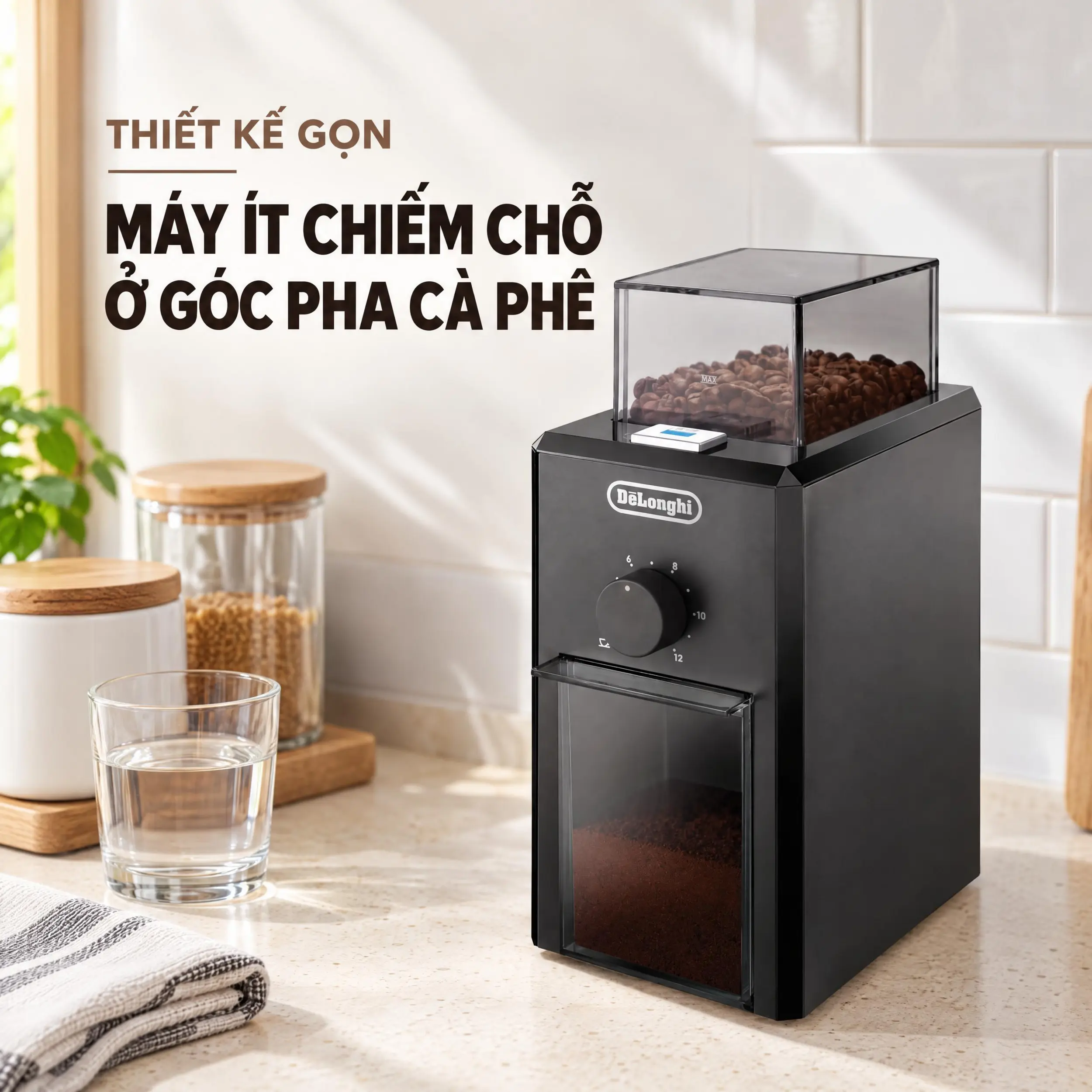 Máy xay cà phê Delonghi KG79 Màu Đen