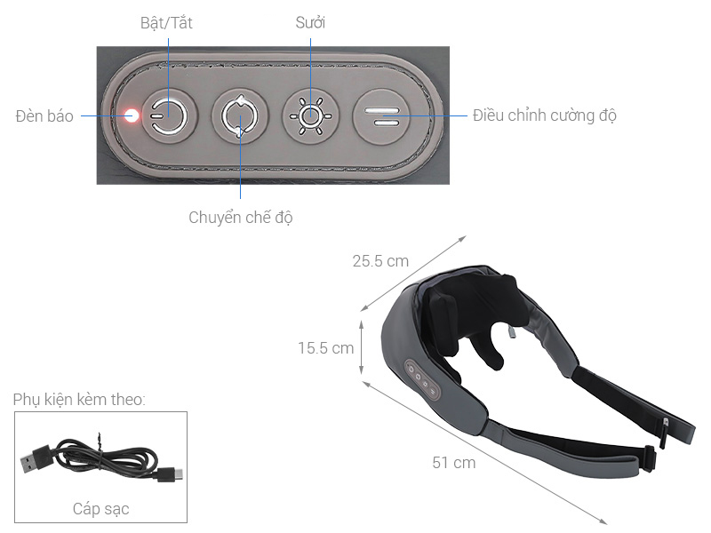 Máy massage cổ vai gáy Kachi MK366
