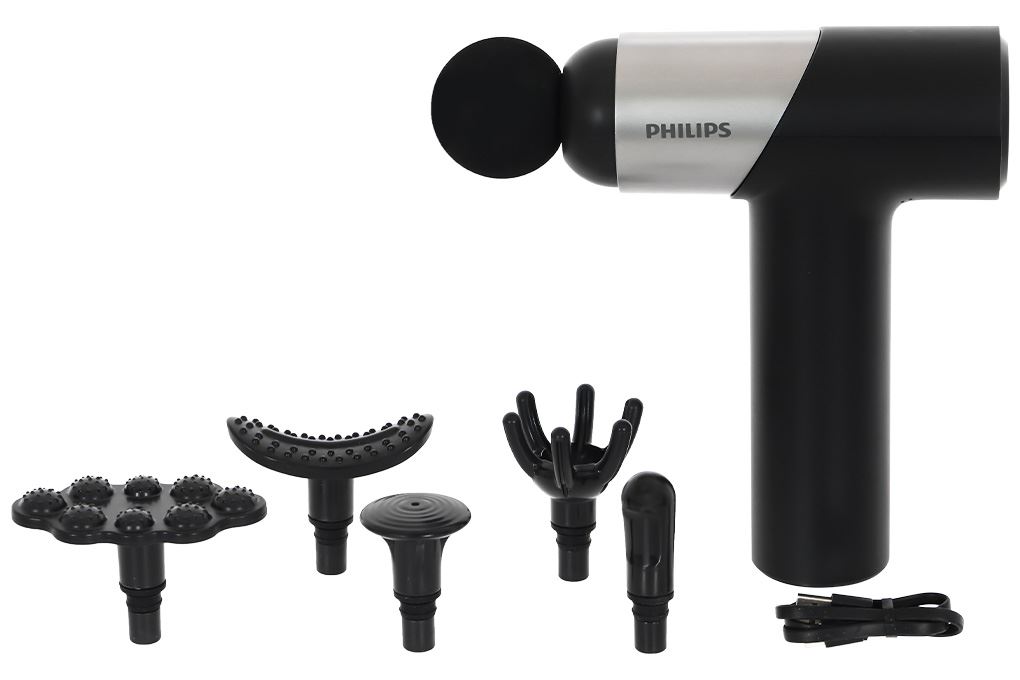 Súng massage cầm tay Philips PPM7323 Màu Đen - Xám