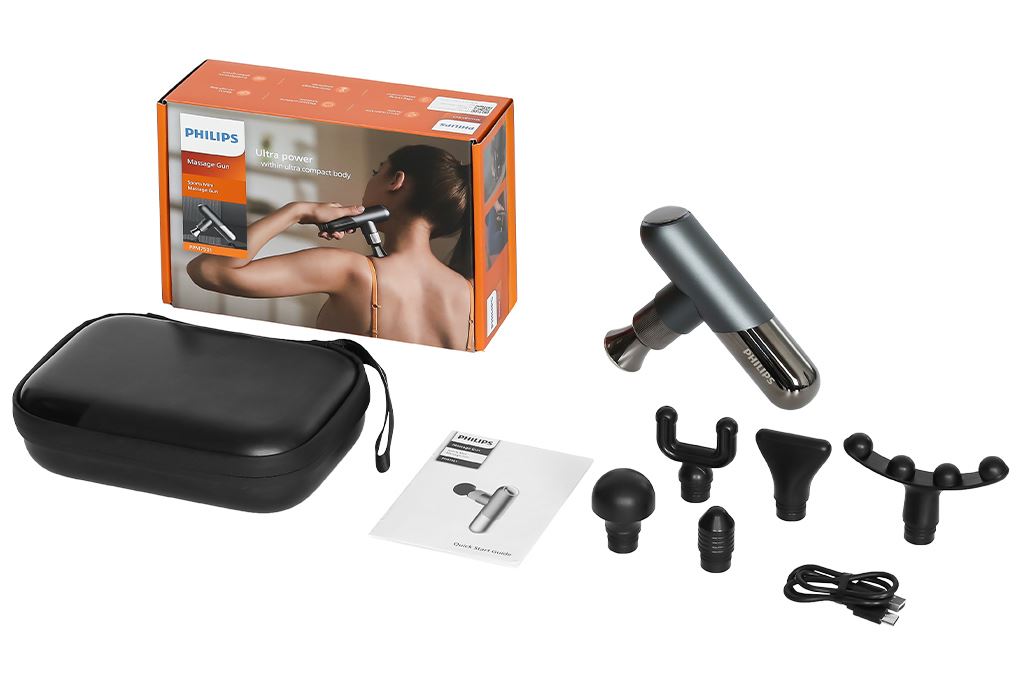 Súng massage cầm tay Philips PPM7501 Màu Xám