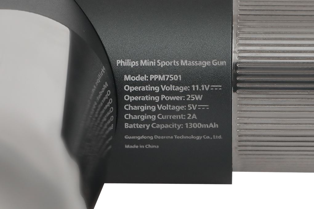 Súng massage cầm tay Philips PPM7501 Màu Xám