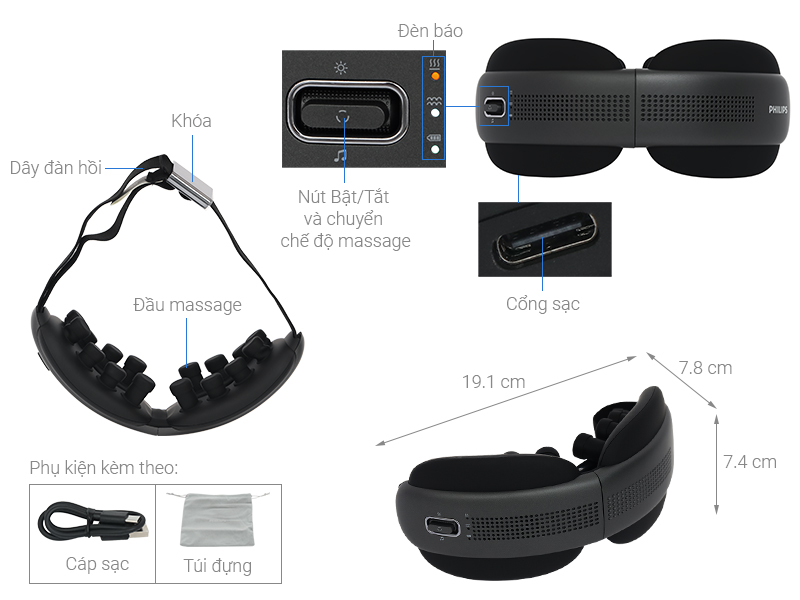 Máy massage mắt Philips PPM2522