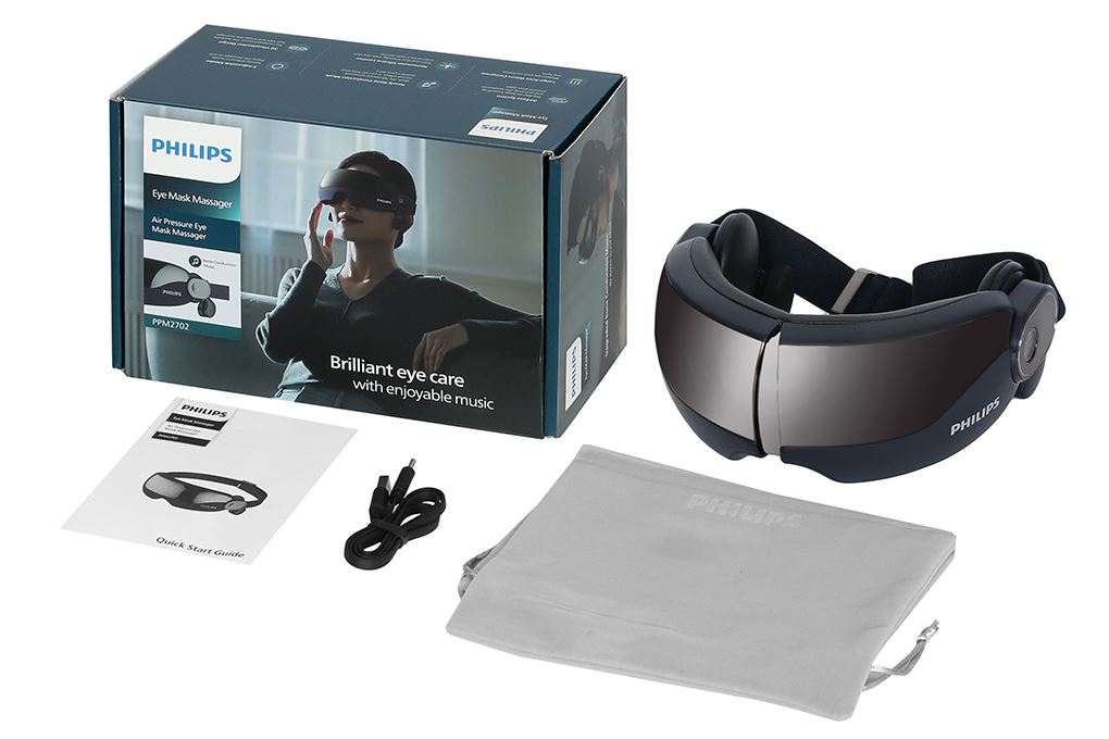 Máy massage mắt Philips PPM2702 Màu Xanh đen