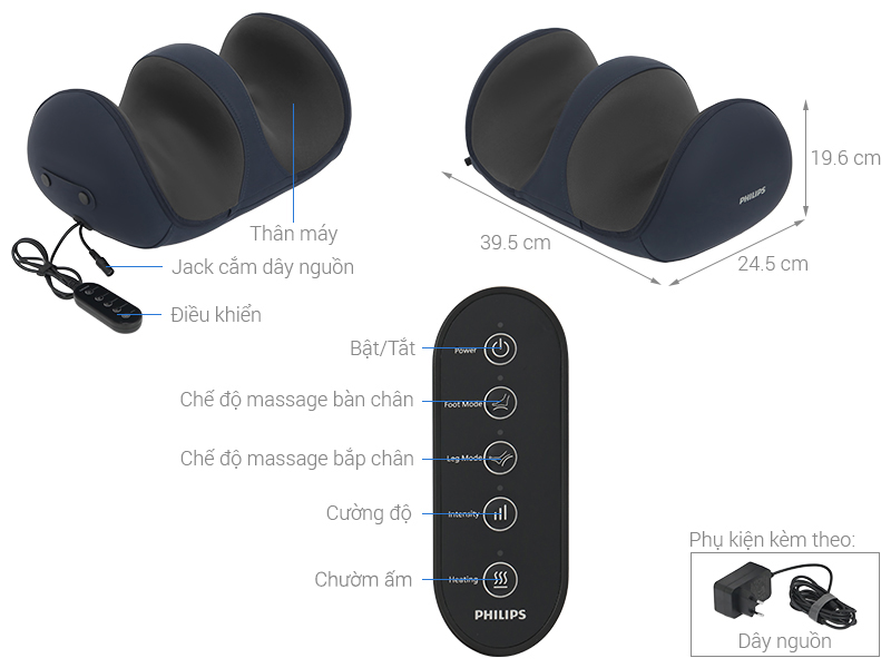Máy massage chân Philips PPM6331