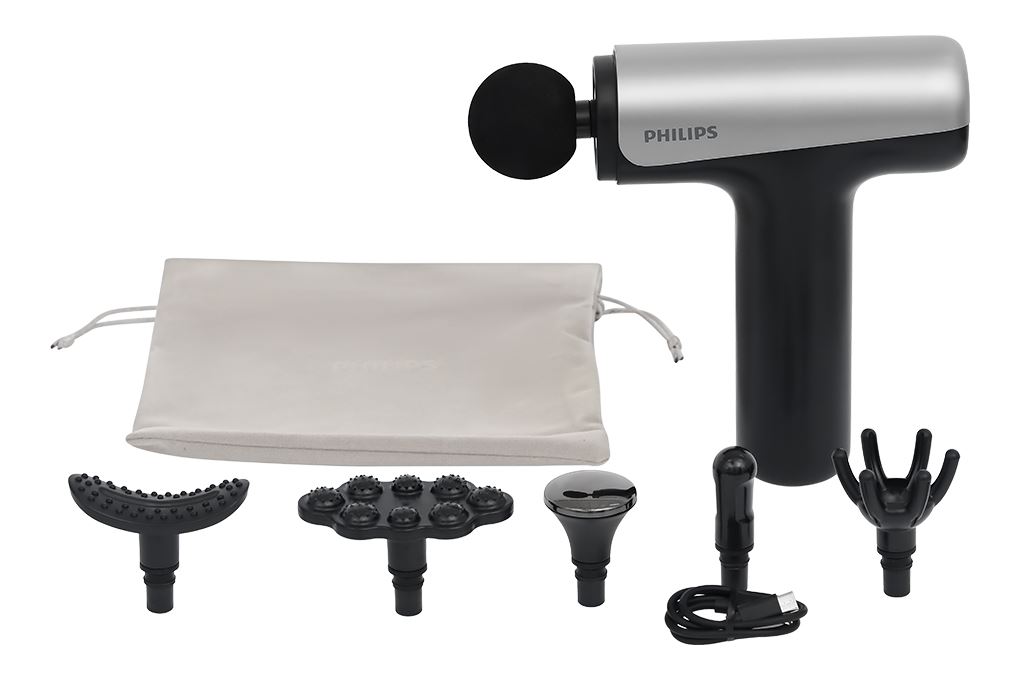 Súng massage cầm tay Philips PPM7325 Màu Đen - Xám