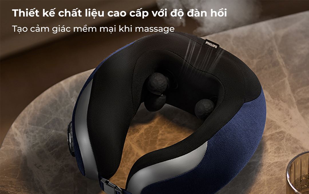 Máy massage cổ Philips PPM3502 - Chất liệu