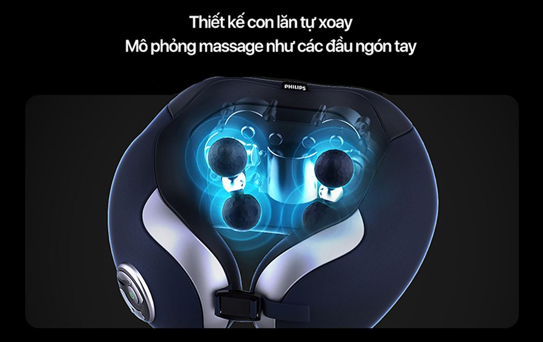 Máy massage cổ Philips PPM3502 - 4 đầu massage