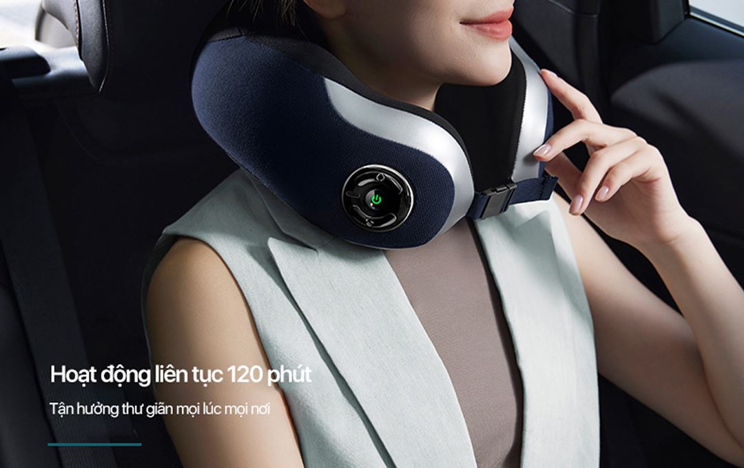 Máy massage cổ Philips PPM3502 - Thời gian sử dụng Máy massage cổ Philips PPM3502 - Thời gian sử dụng