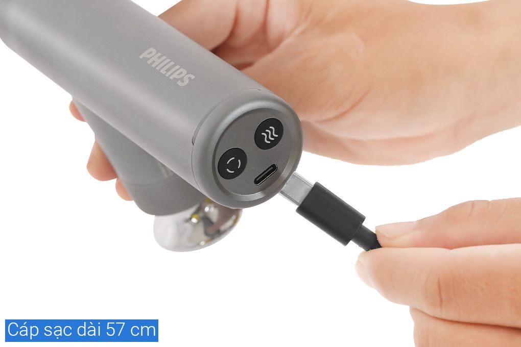 Súng massage cầm tay Philips PPM7307 Màu Xám