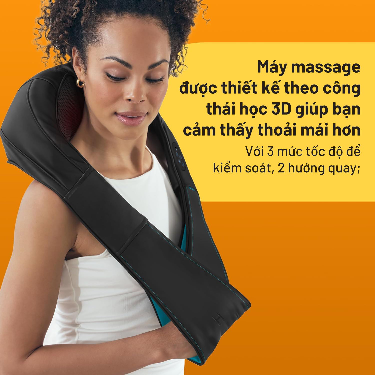 Đai Massage đa năng Tanaka MT02 Màu Đen