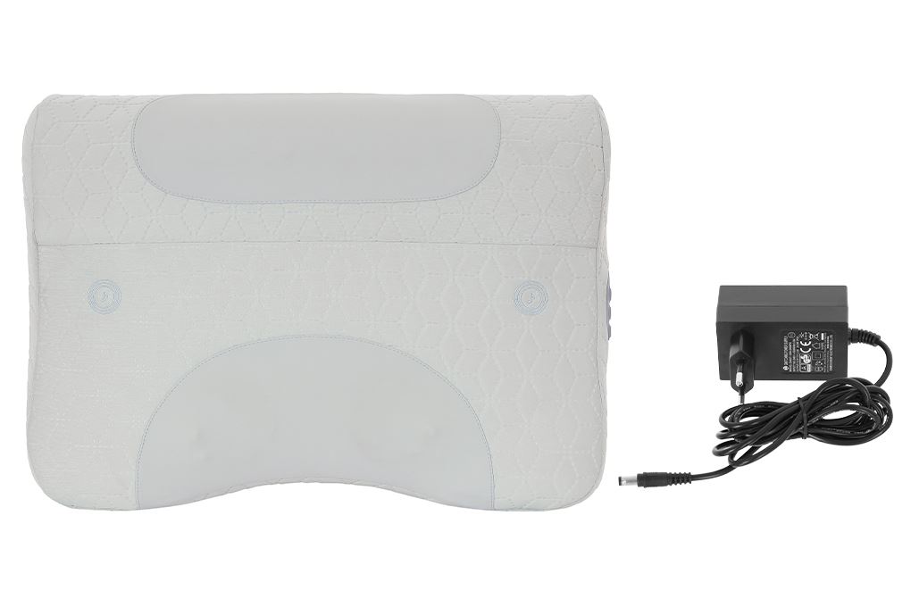 Gối massage cổ vai gáy Philips PPM3504 Màu Trắng - Kem