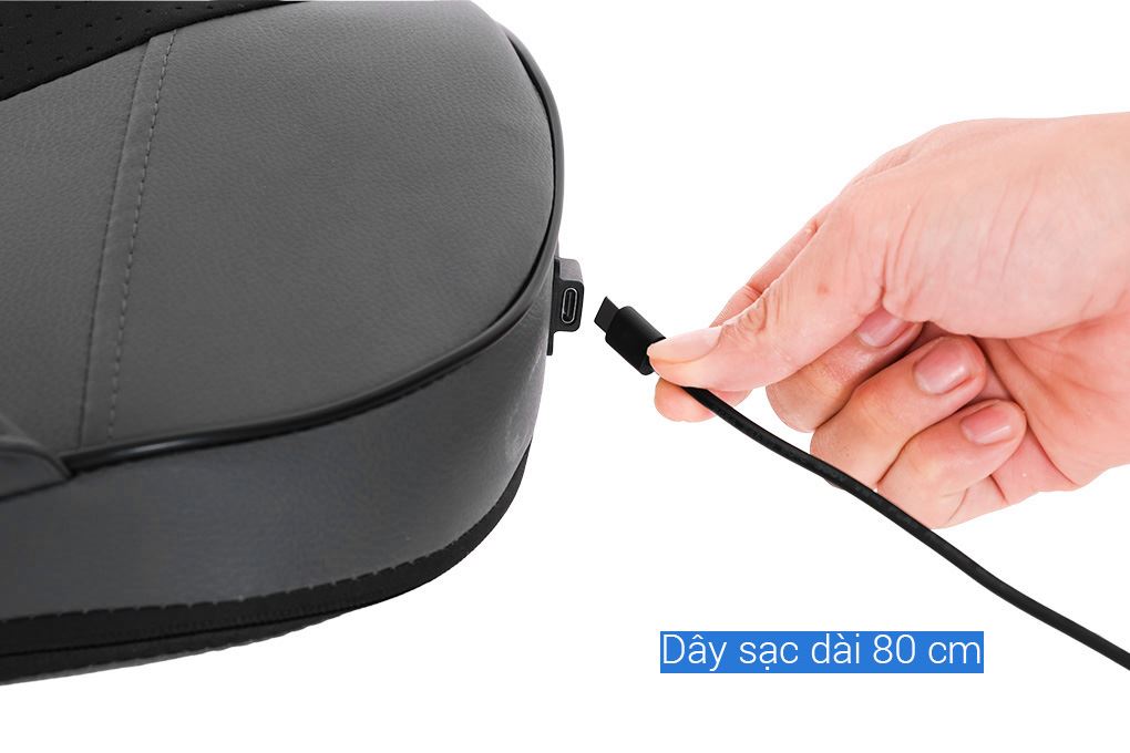 Gối massage hồng ngoại Bomidi MP1 Pro - Xám xanh Màu Xám xanh