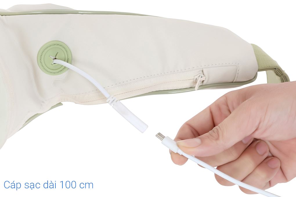 Máy massage cổ vai gáy Bomidi MP2 Lite Màu Trắng - Xanh