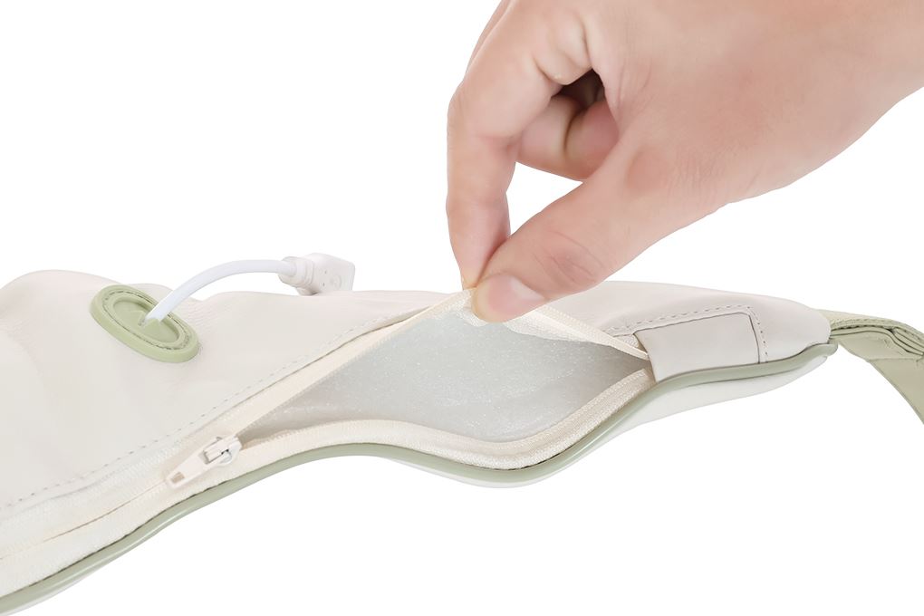 Máy massage cổ vai gáy Bomidi MP2 Lite Màu Trắng - Xanh