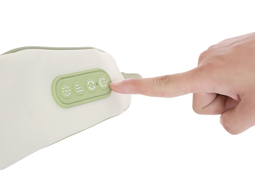 Máy massage cổ vai gáy Bomidi MP2 Lite Màu Trắng - Xanh