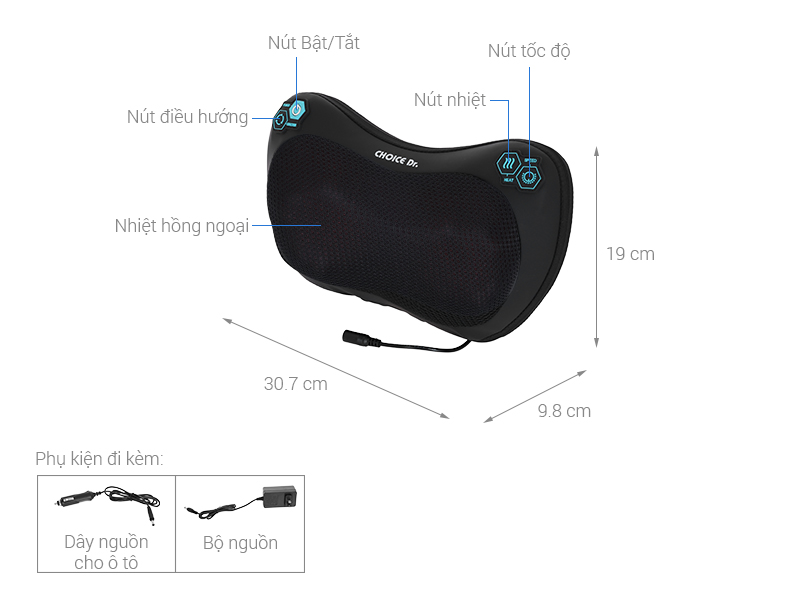 Gối massage Choice Dr DC-022
