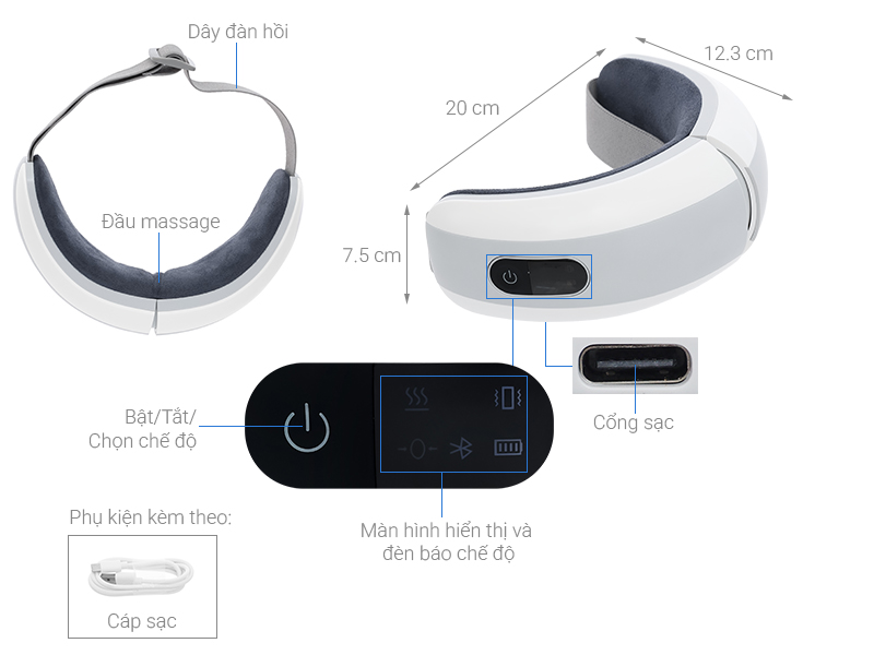 Máy massage mắt Buheung MK-321
