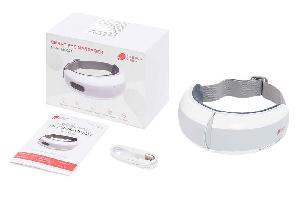 Máy massage mắt Buheung MK-321 Màu Trắng
