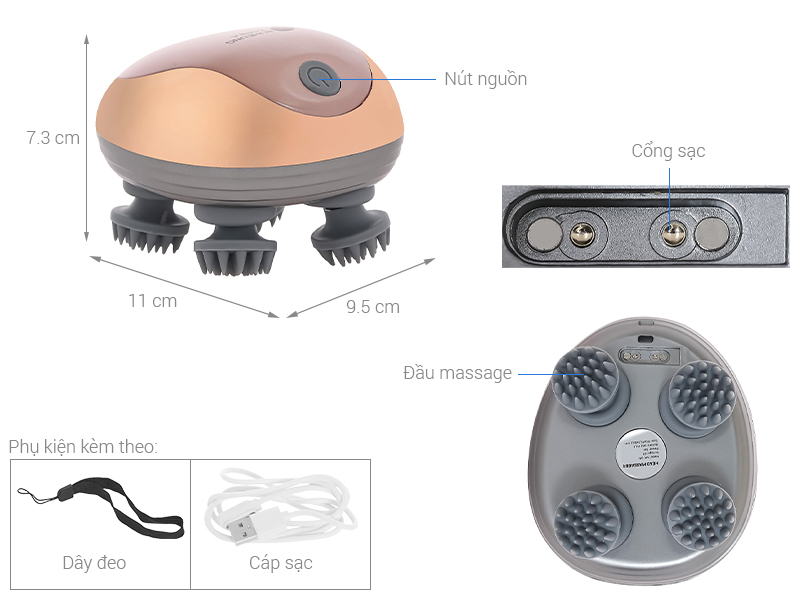 Máy massage đầu Buheung MK-341