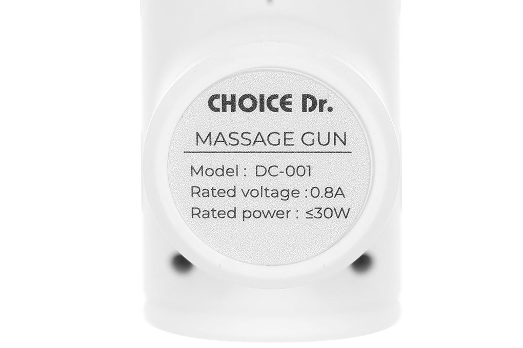 Súng massage Choice Dr DC-001 Màu Trắng