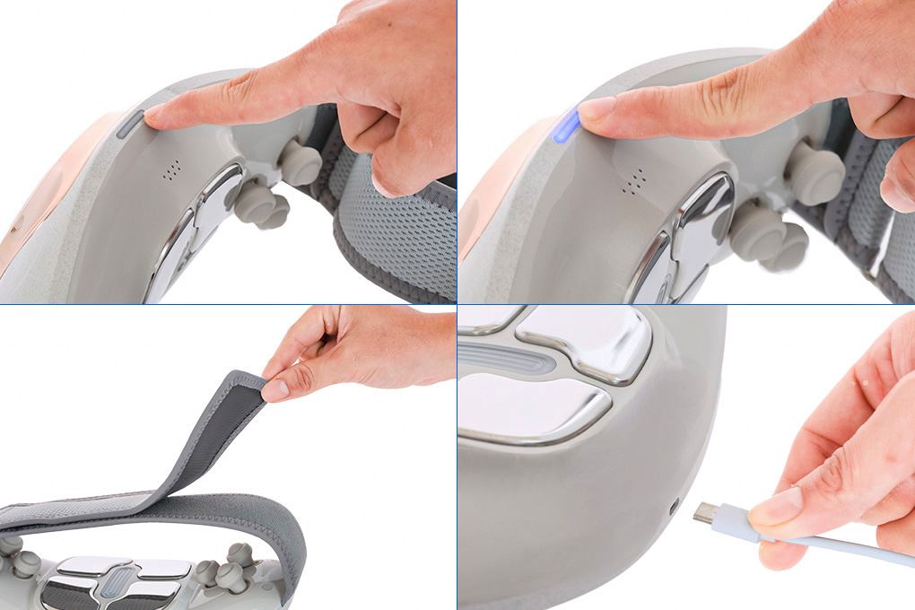 Máy massage đai bụng Buheung MK-340 - Pin sạc