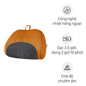 Gối massage hồng ngoại Bomidi MP1 Pro - Đen Cam