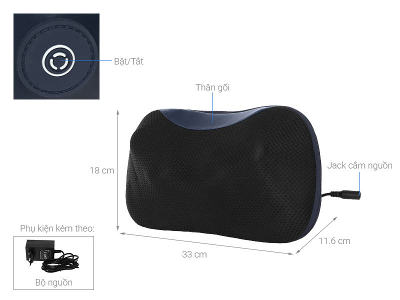 Gối massage Philips PPM3307