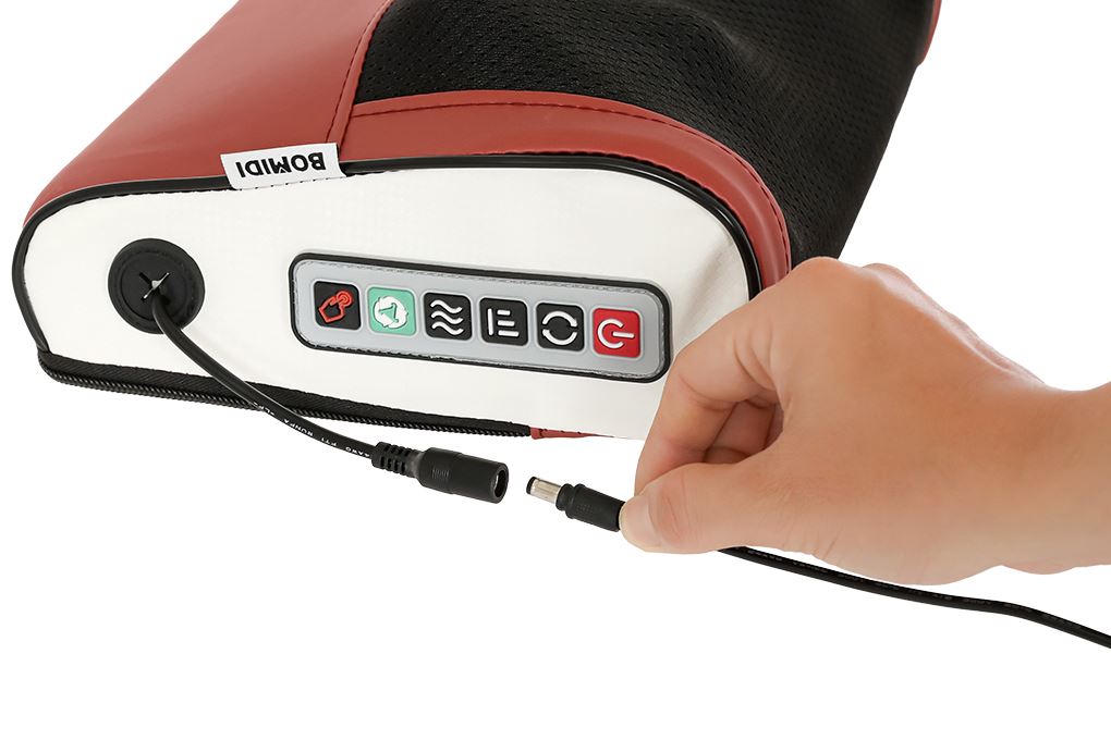 Gối massage Bomidi MP1 - Đen Đỏ Màu Đen - Đỏ
