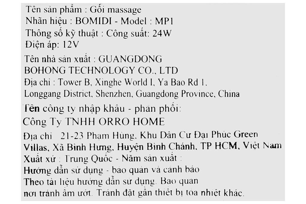 Gối massage Bomidi MP1 - Đen Đỏ Màu Đen - Đỏ