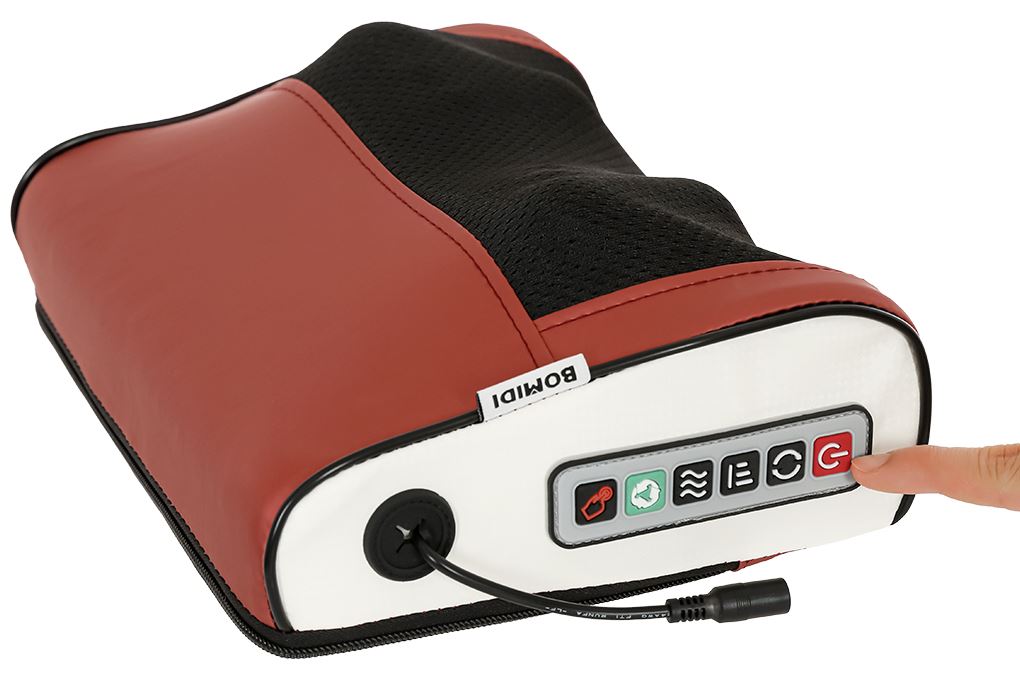 Gối massage Bomidi MP1 - Đen Đỏ Màu Đen - Đỏ