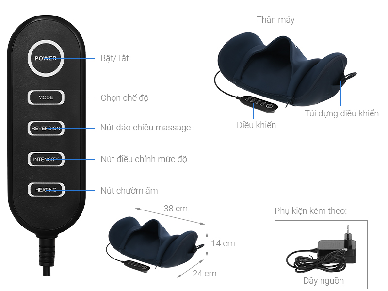 Máy massage chân Bomidi FM4