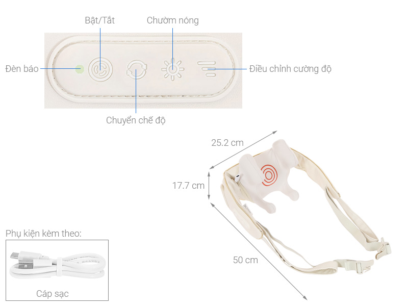 Máy massage cổ vai gáy Philips PPM3325