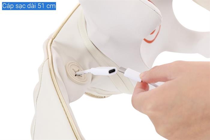 Máy massage cổ vai gáy Philips PPM3325 Màu Trắng - Kem