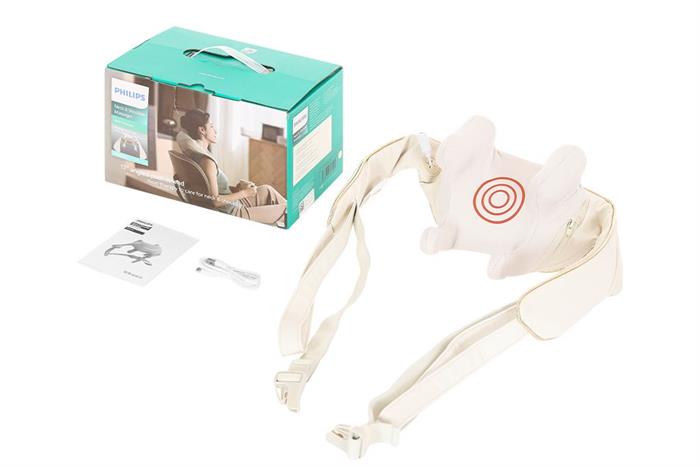 Máy massage cổ vai gáy Philips PPM3325 Màu Trắng - Kem