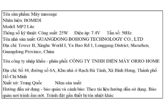 Máy massage cổ vai gáy Bomidi MP2 Lite Xanh Đen Màu Xanh đen