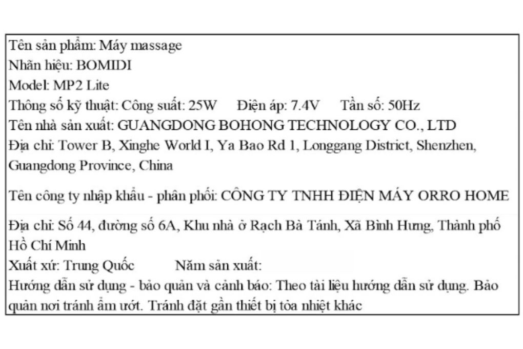 Máy massage cổ vai gáy Bomidi MP2 Lite Xanh Đen - 4