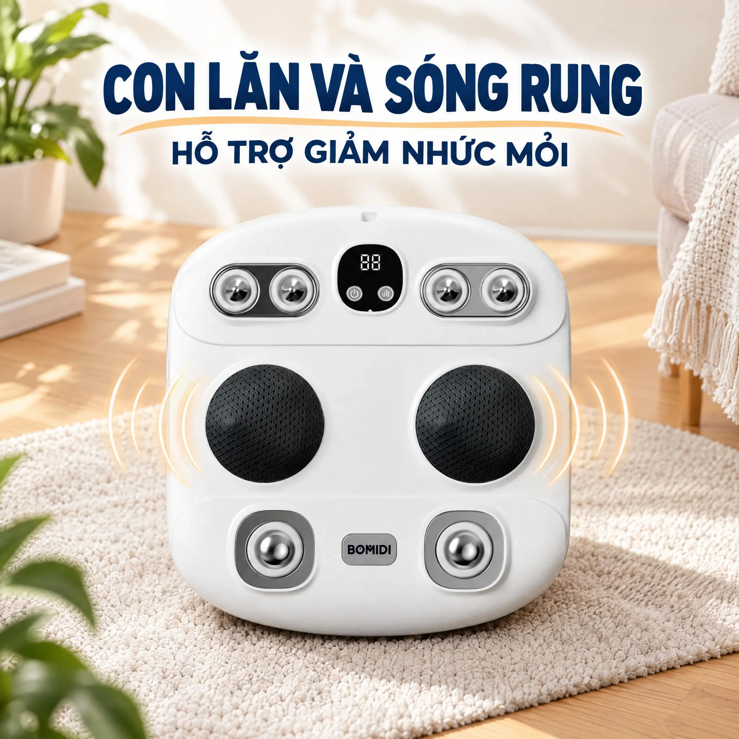Máy massage chân Bomidi FM6 Màu Trắng