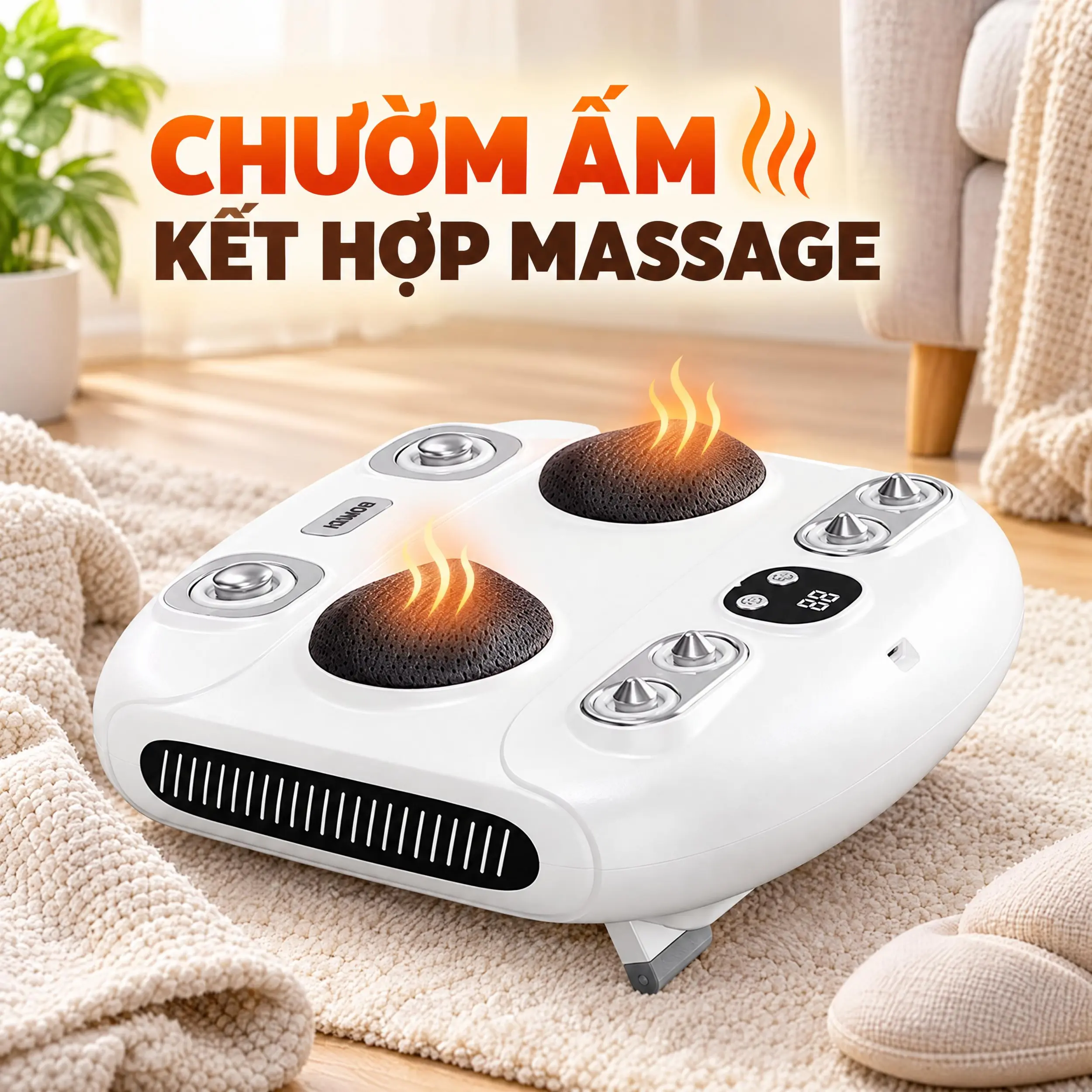 Máy massage chân Bomidi FM6 Màu Trắng