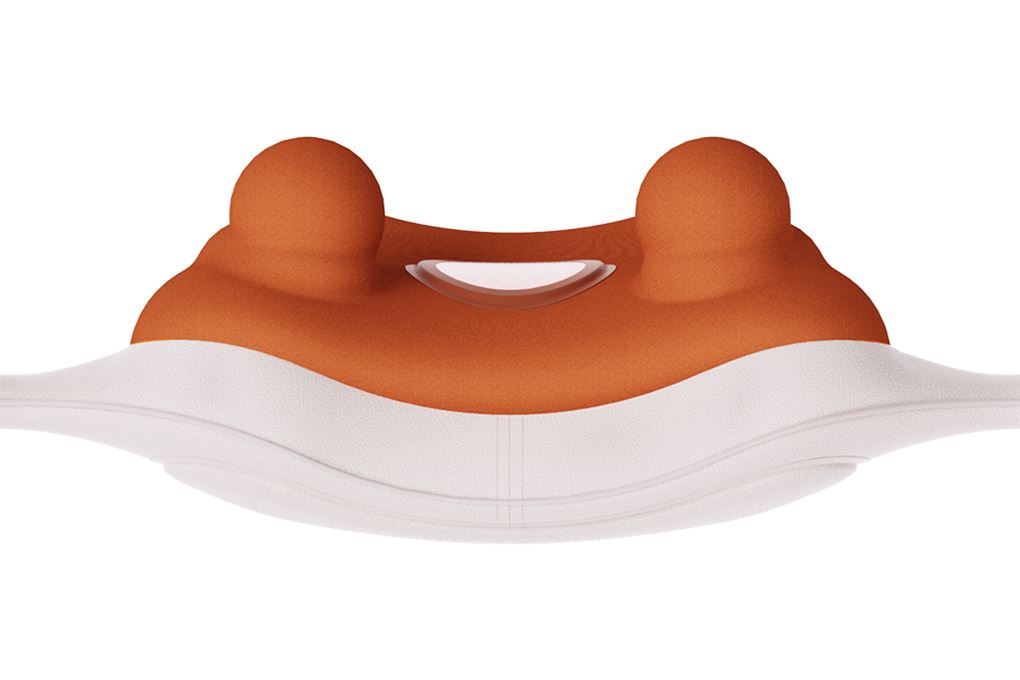 Máy massage cổ vai gáy Breo N6 Mini Màu Trắng - Cam